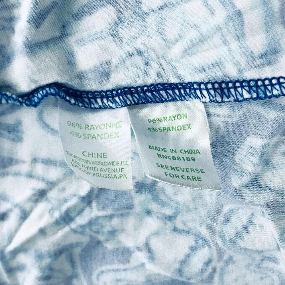 Lilly Pulitzer Small Dress Ophelia Get Trunky Blue Watercolor Elephant AZ28 - Picture 4 of 6